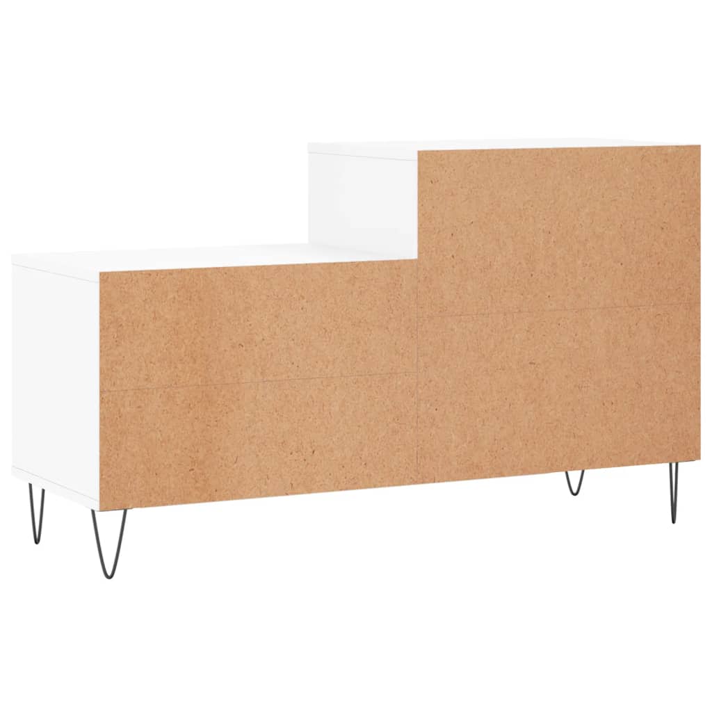Ormarić za cipele sjajni bijeli 102x36x60 cm konstruirano drvo