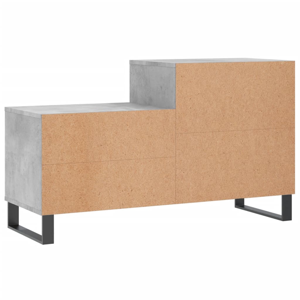 Ormarić za cipele boja betona 102x36x60 cm konstruirano drvo