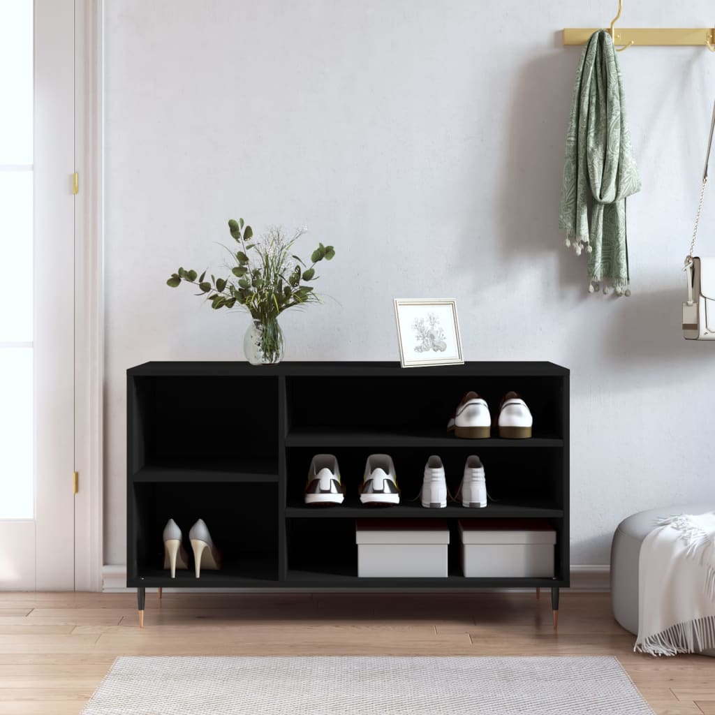 Ormarić za cipele crni 102 x 36 x 60 cm od konstruiranog drva