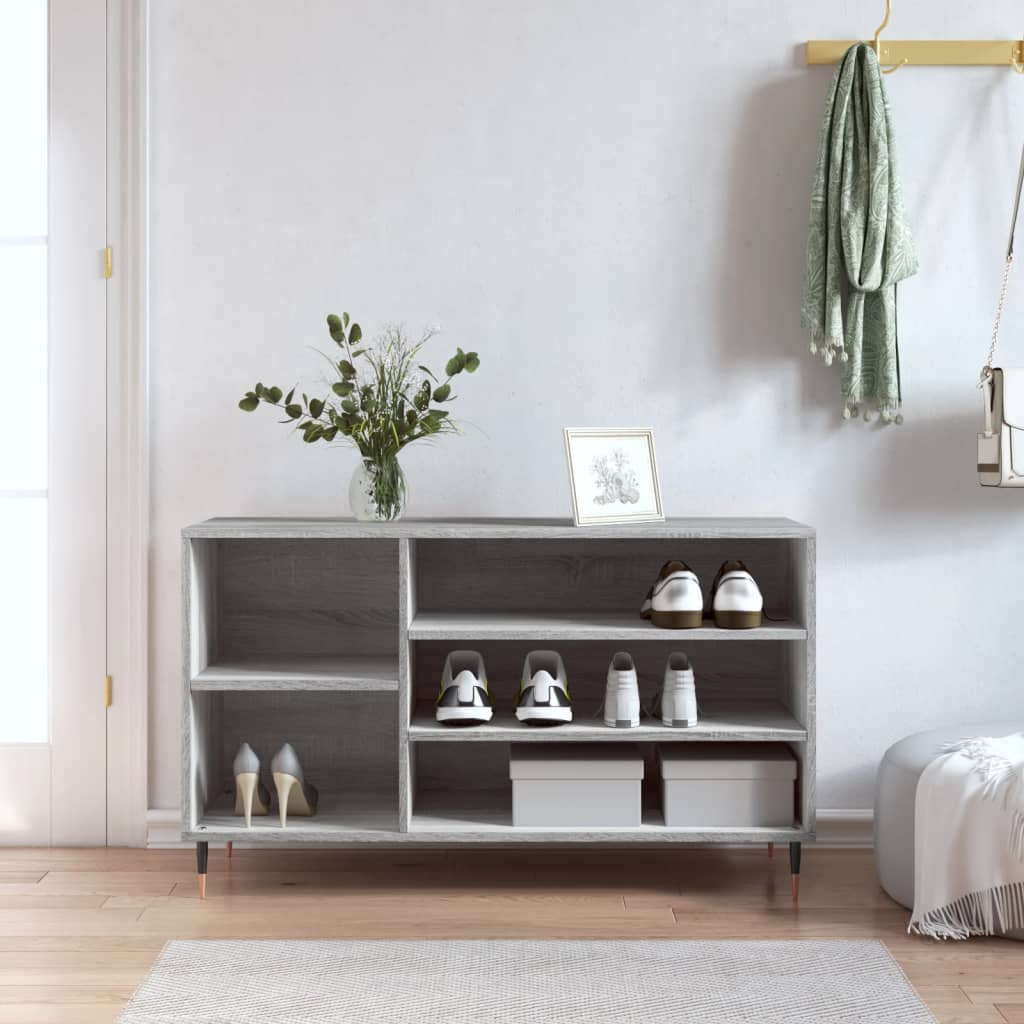 Ormarić za cipele boja hrasta 102x36x60 cm konstruirano drvo