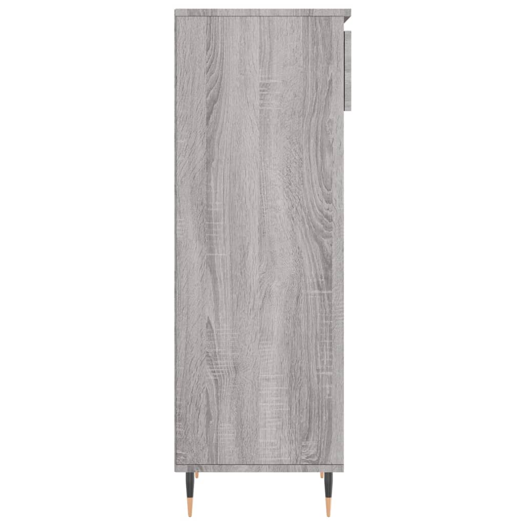 Ormarić za cipele sivi hrast 40x36x105 cm konstruirano drvo