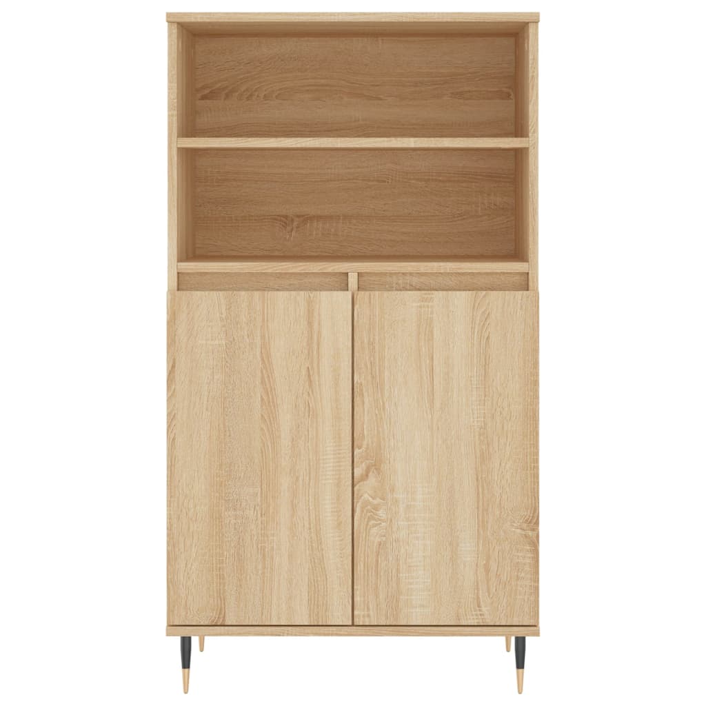 Visoka komoda hrasta sonome 60x36x110 cm od konstruiranog drva