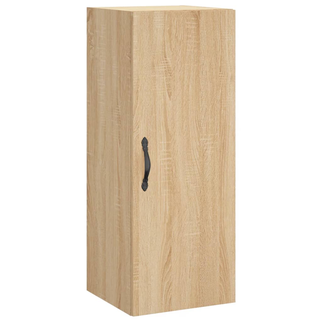 Zidni ormarić boja hrasta 34,5 x 34 x 90 cm konstruirano drvo