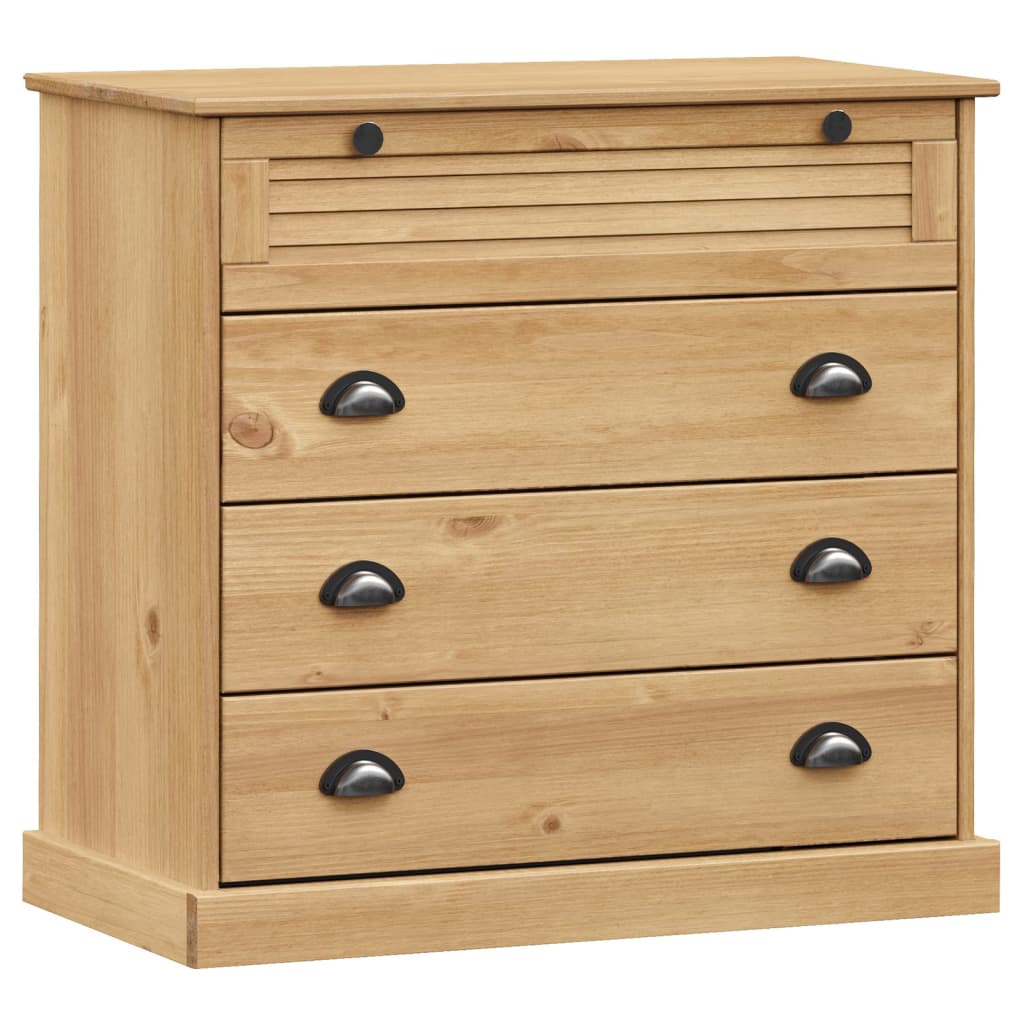 Visoka komoda VIGO 80 x 40 x 176 cm od masivne borovine