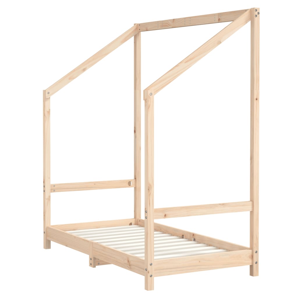 Okvir za dječji krevet 70 x 140 cm od masivne borovine