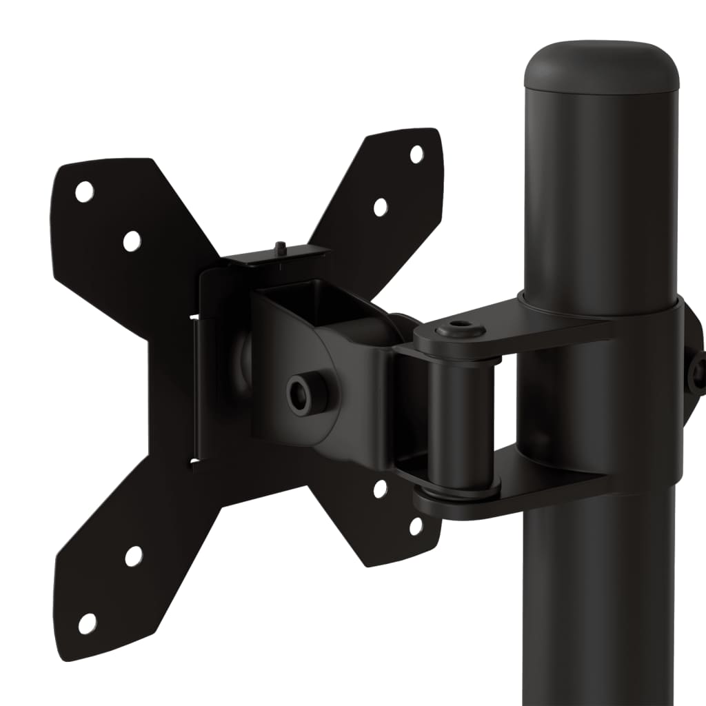 Nosač za monitor crni čelični VESA 75/100 mm
