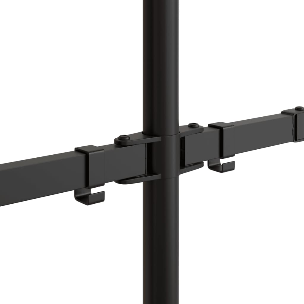 Nosač za monitor crni čelični VESA 75/100 mm