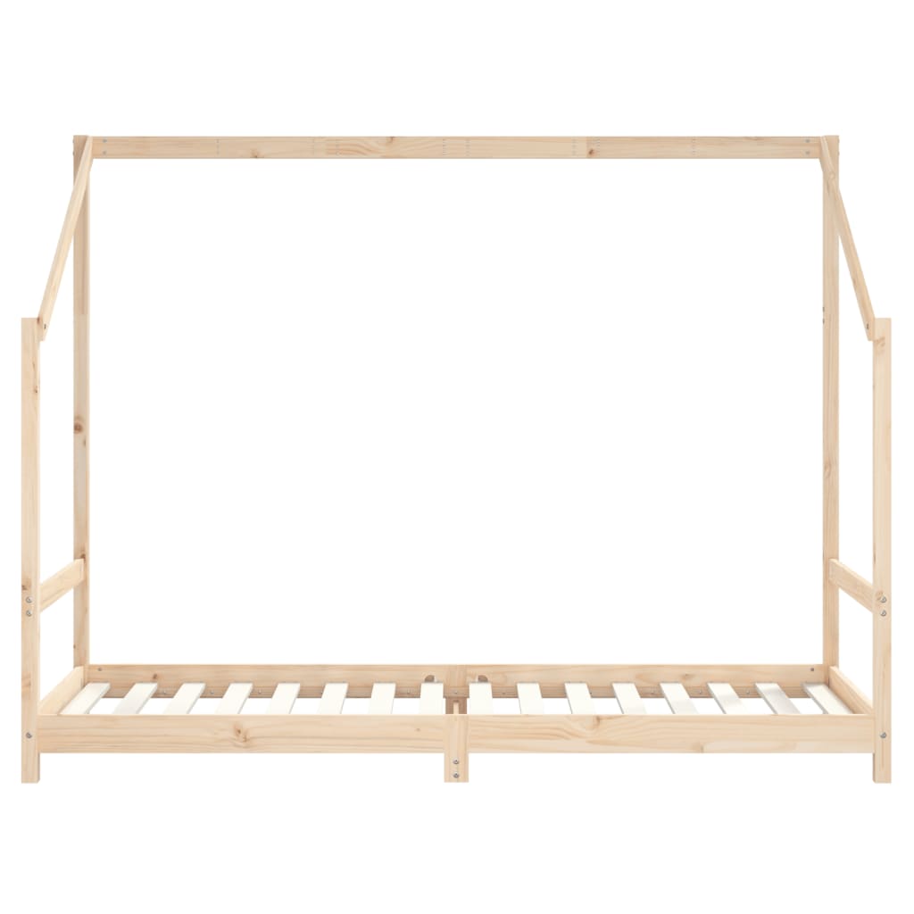Okvir za dječji krevet 2 x (80 x 200) cm od masivne borovine