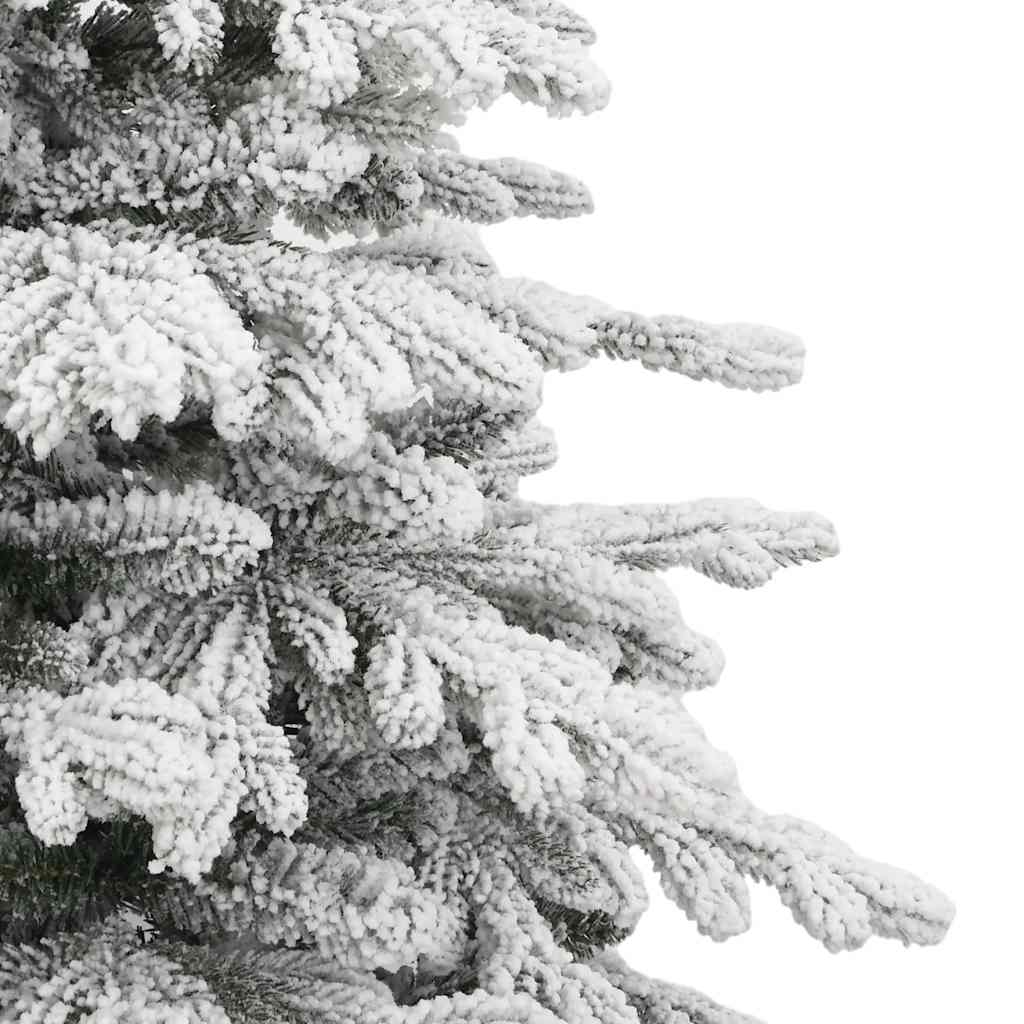 Umjetno božićno drvce sa šarkama i snijegom 210 cm