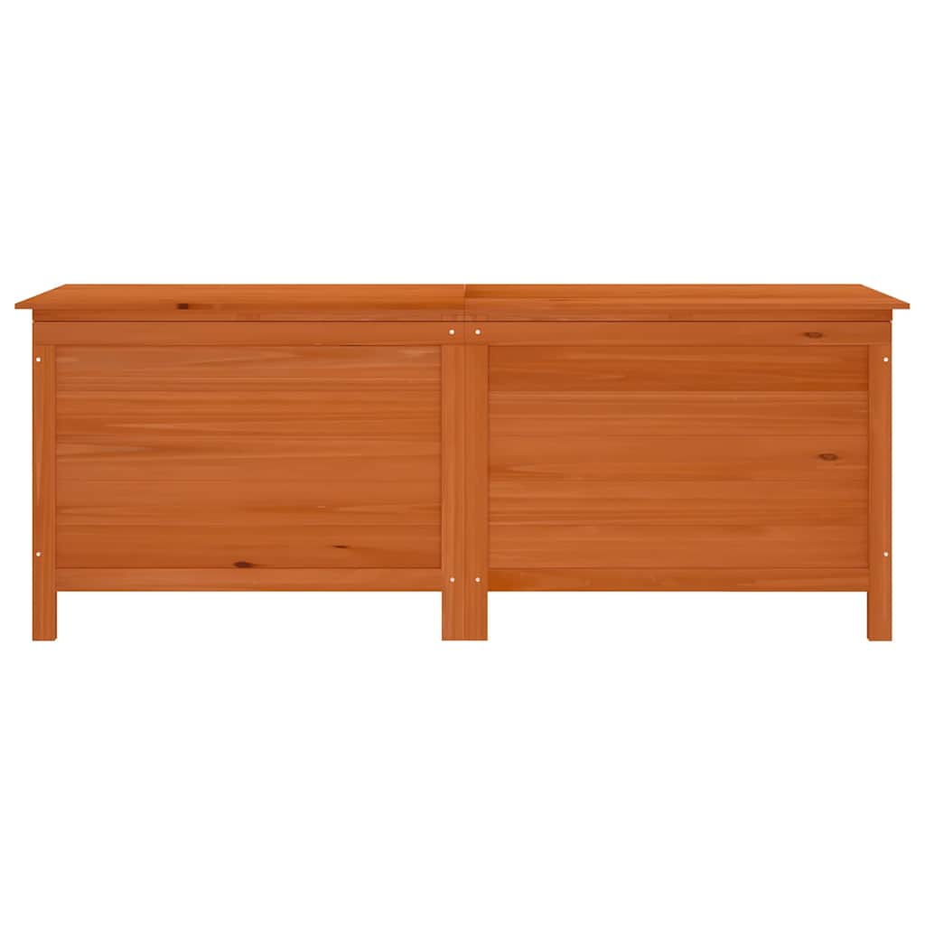 Vrtna kutija za pohranu smeđa 150x50x56,5 cm masivna jelovina