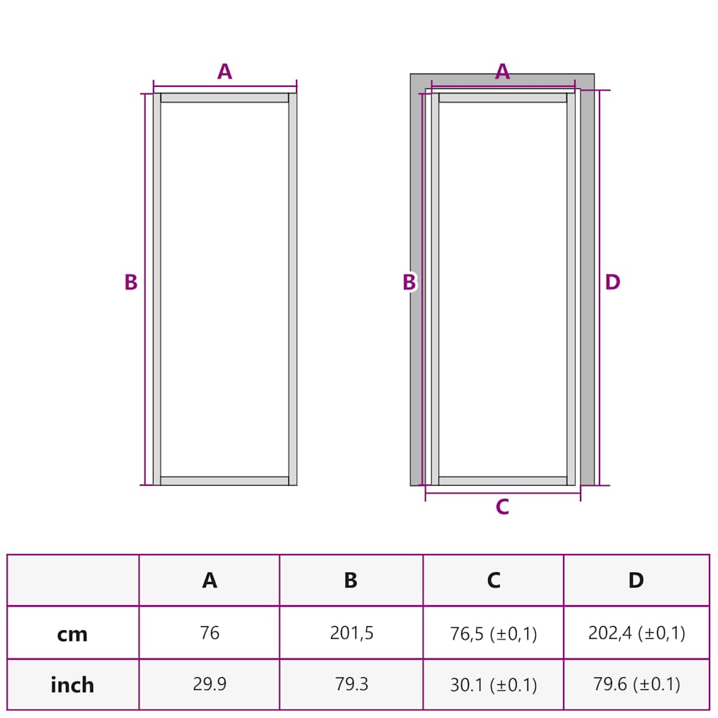 Sobna vrata tanka crna 76 x 201,5 cm kaljeno staklo i aluminij