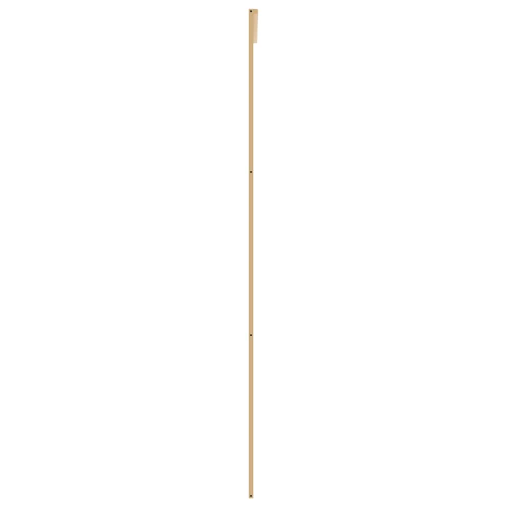 Klizna vrata zlatna 90 x 205 cm matirano staklo ESG i aluminij
