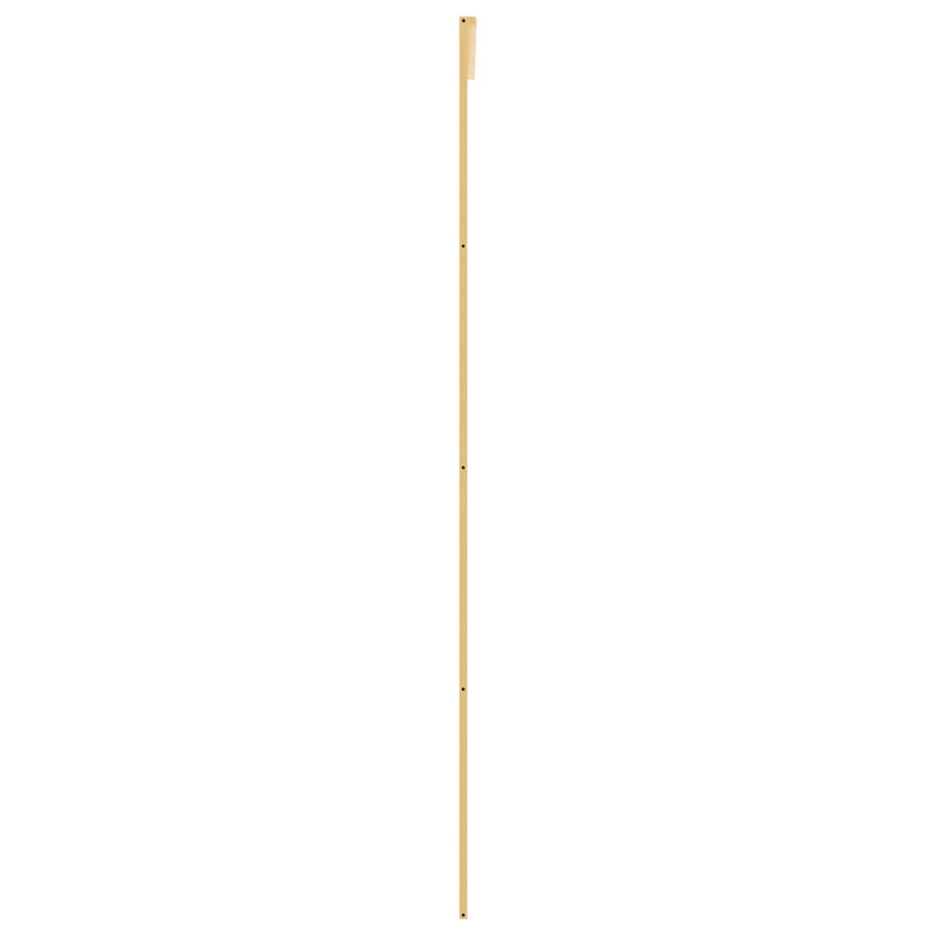 Klizna vrata zlatna 102,5x205 cm prozirno staklo ESG i aluminij
