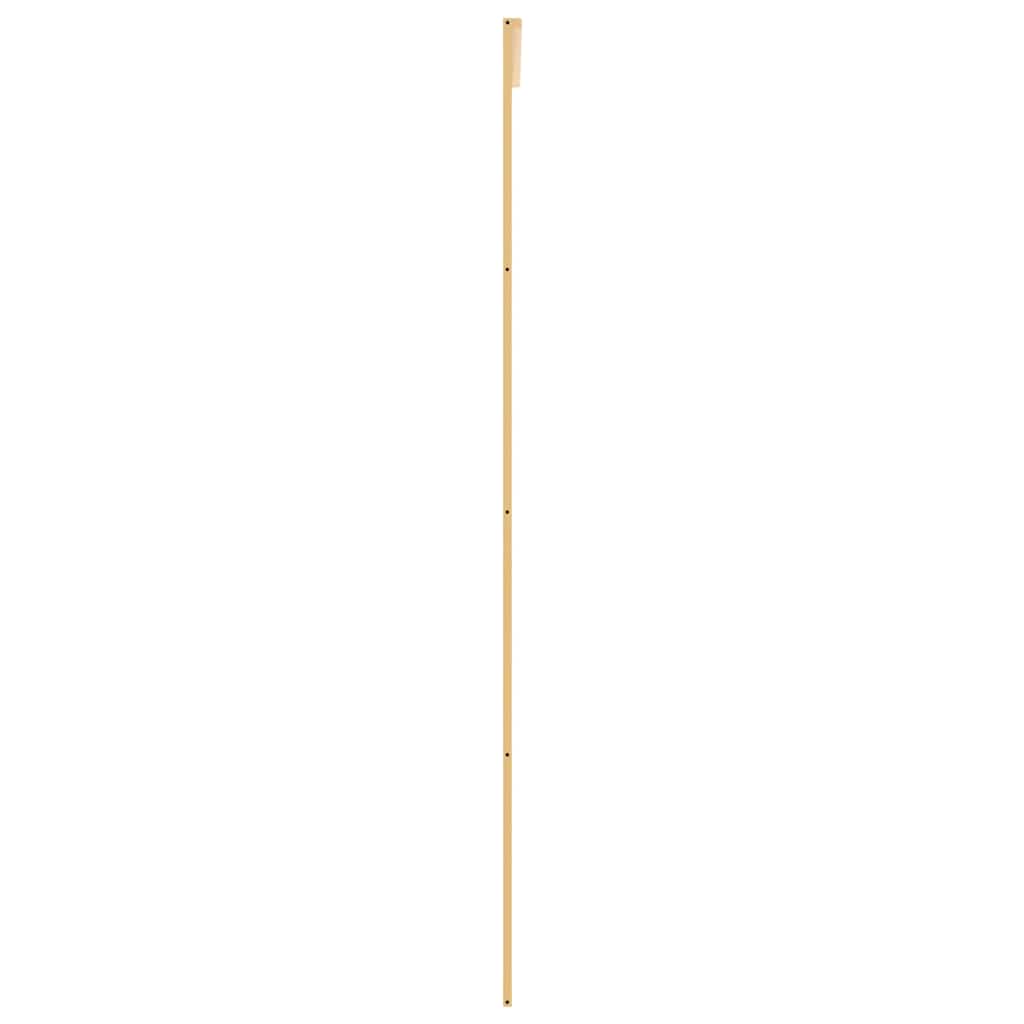 Klizna vrata zlatna 102,5x205 cm prozirno staklo ESG i aluminij