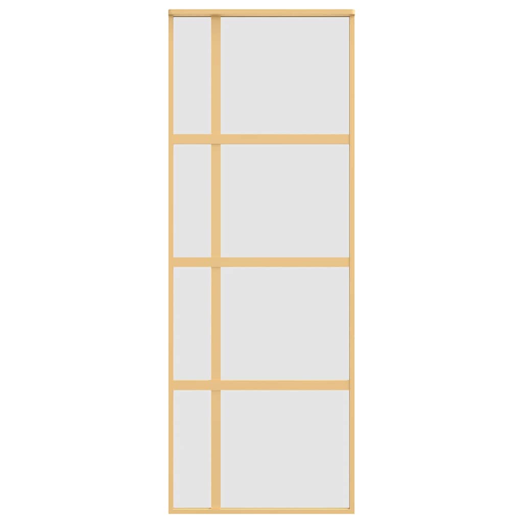 Klizna vrata zlatna 76x205 cm matirano staklo ESG i aluminij