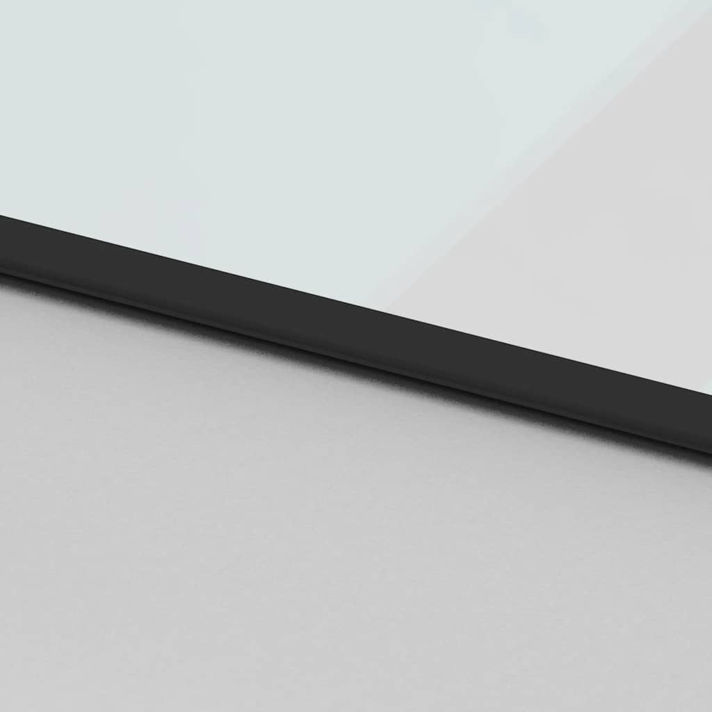 Klizna vrata crna 102,5x205 cm od kaljenog stakla i aluminija