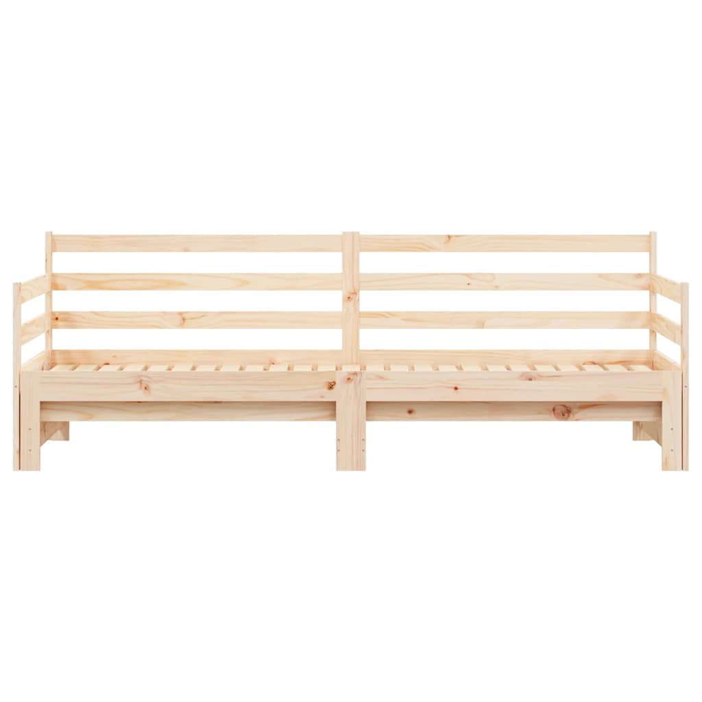 Dnevni krevet na razvlačenje 90 x 200 cm od masivne borovine