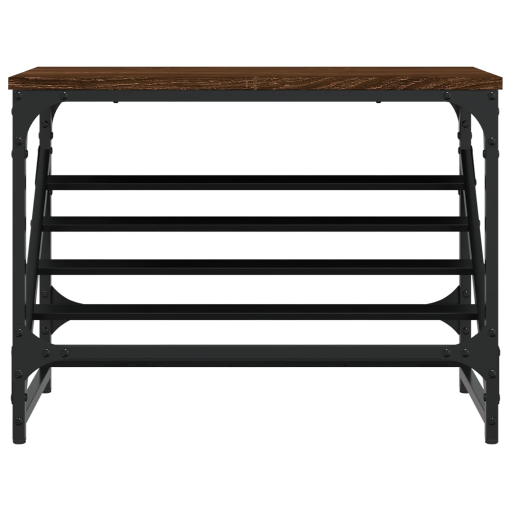 Stalak za cipele boja hrasta 60 x 30 x 45 cm konstruirano drvo