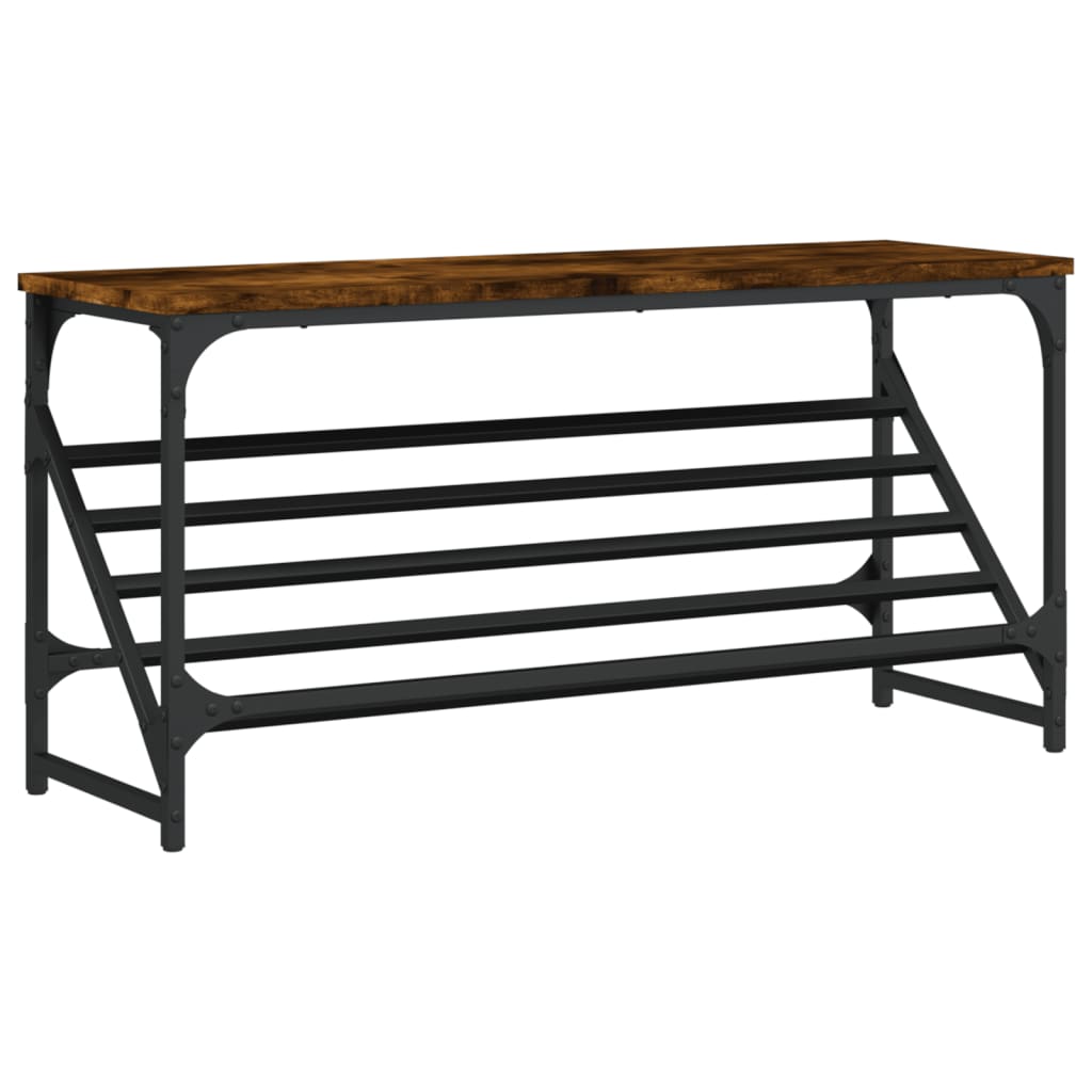 Stalak za cipele boja hrasta 90 x 30 x 45 cm konstruirano drvo