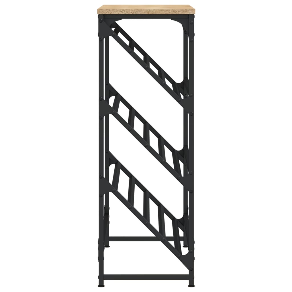 Stalak za cipele boja hrasta 90x30x85 cm konstruirano drvo