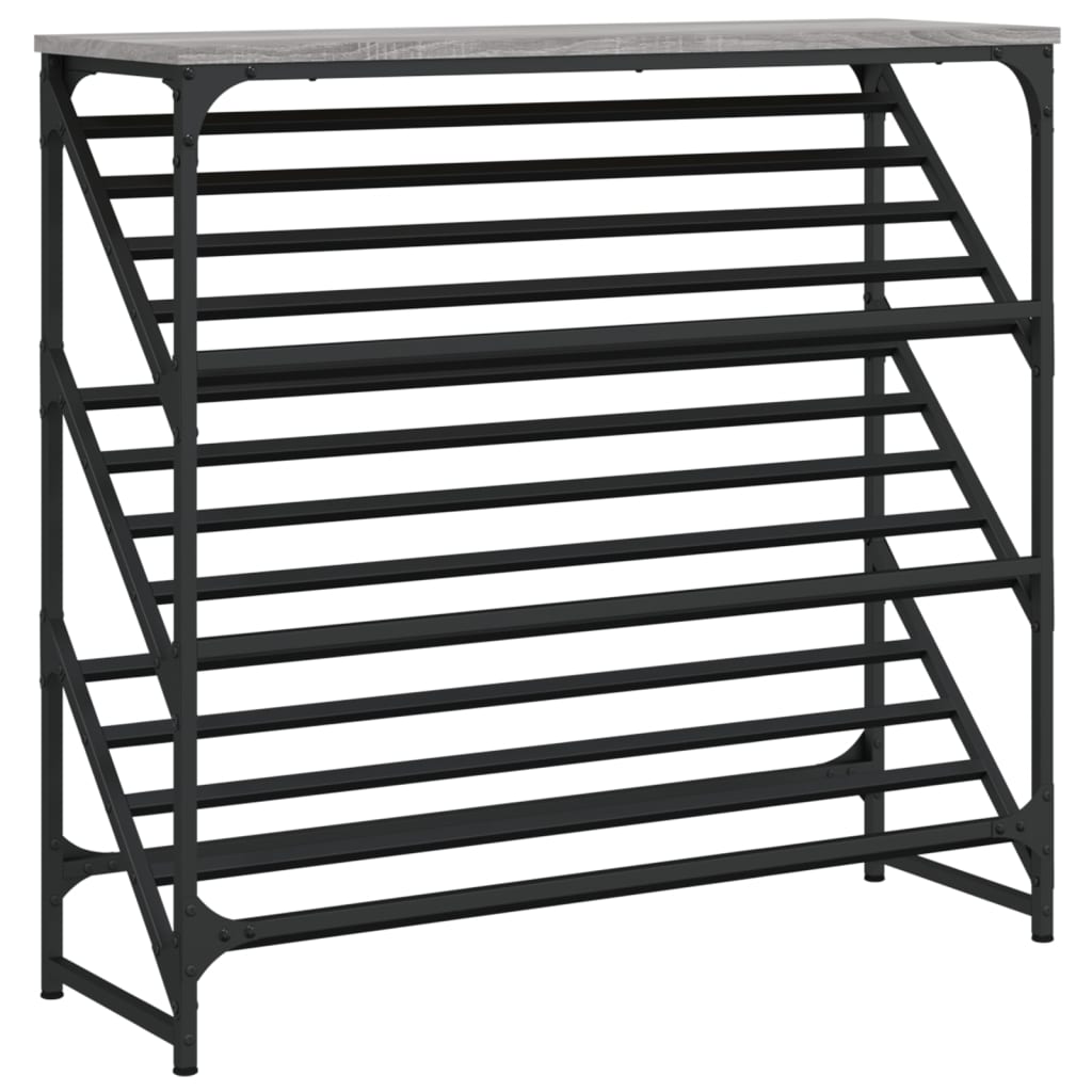 Stalak za cipele boja hrasta 90x30x85 cm konstruirano drvo