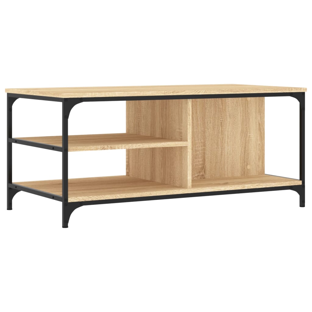 Stolić za kavu boja hrasta 100 x 50 x 45 cm konstruirano drvo