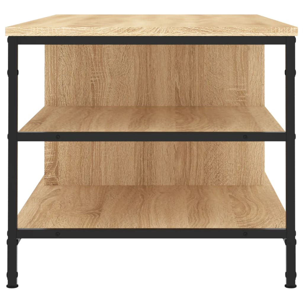Stolić za kavu boja hrasta 100 x 50 x 45 cm konstruirano drvo