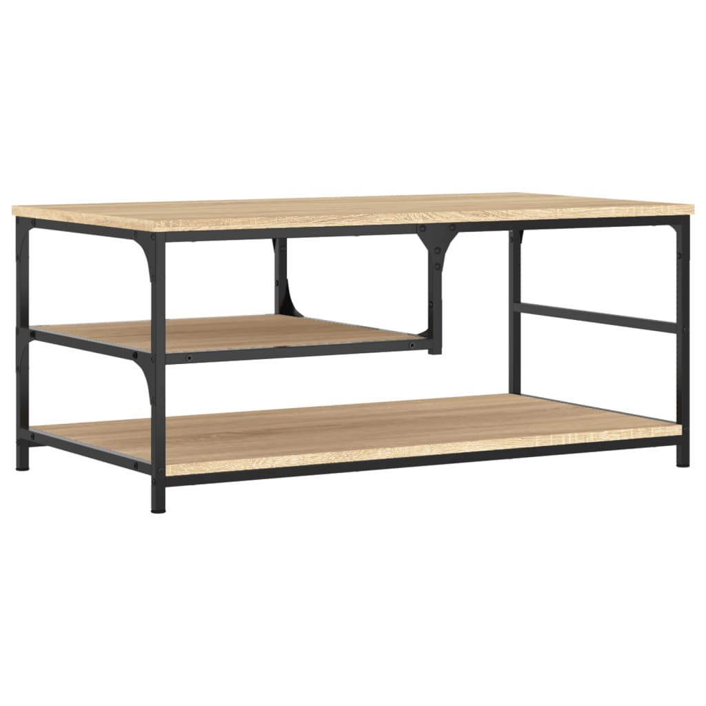 Stolić za kavu boja hrasta sonome 90x49x40 cm konstruirano drvo