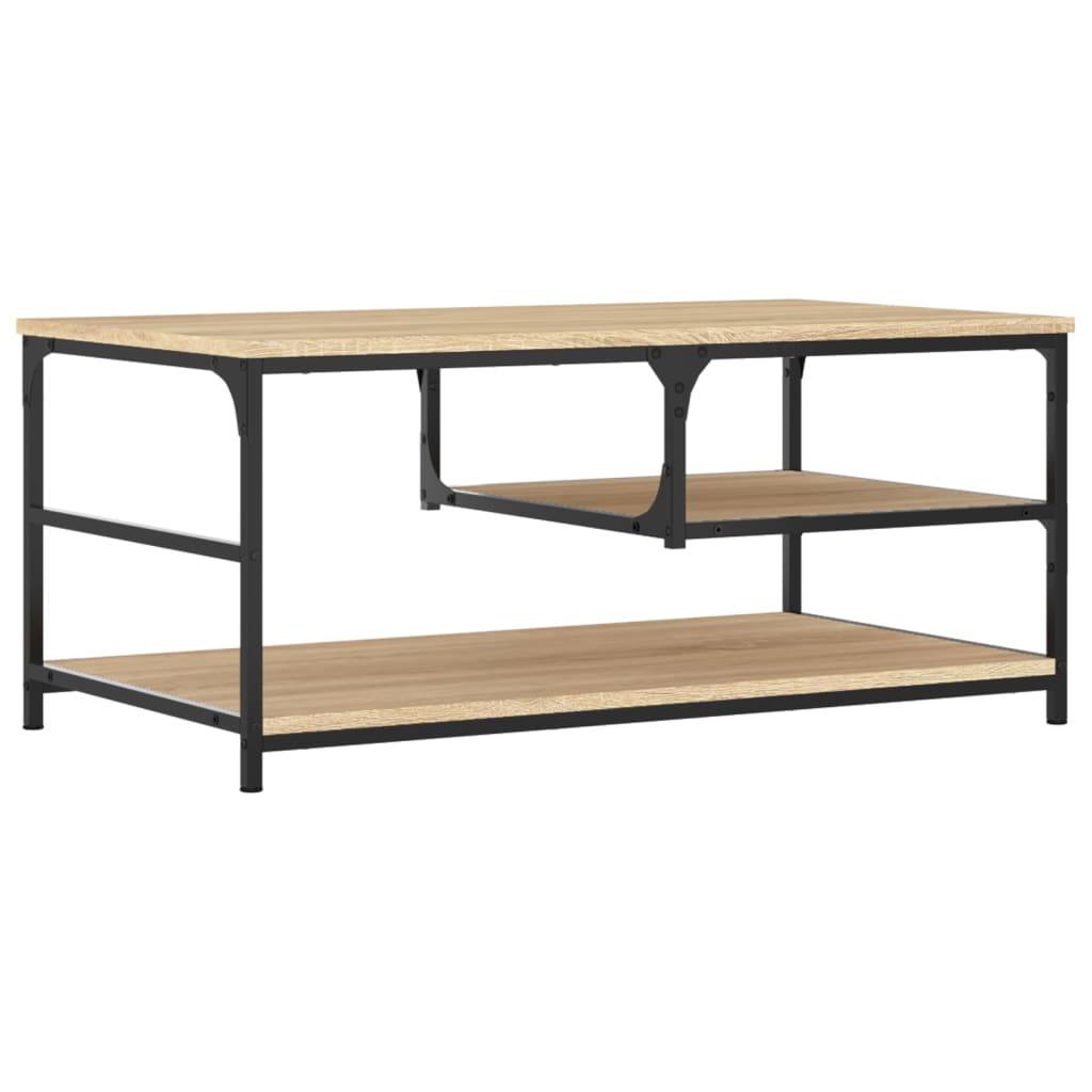 Stolić za kavu boja hrasta sonome 90x49x40 cm konstruirano drvo