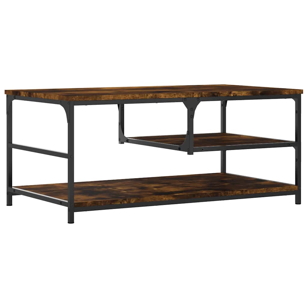 Stolić za kavu boja hrasta 90 x 49 x 40 cm konstruirano drvo