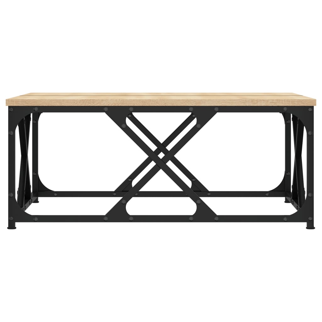Stolić za kavu boja hrasta 70x70x30 cm konstruirano drvo