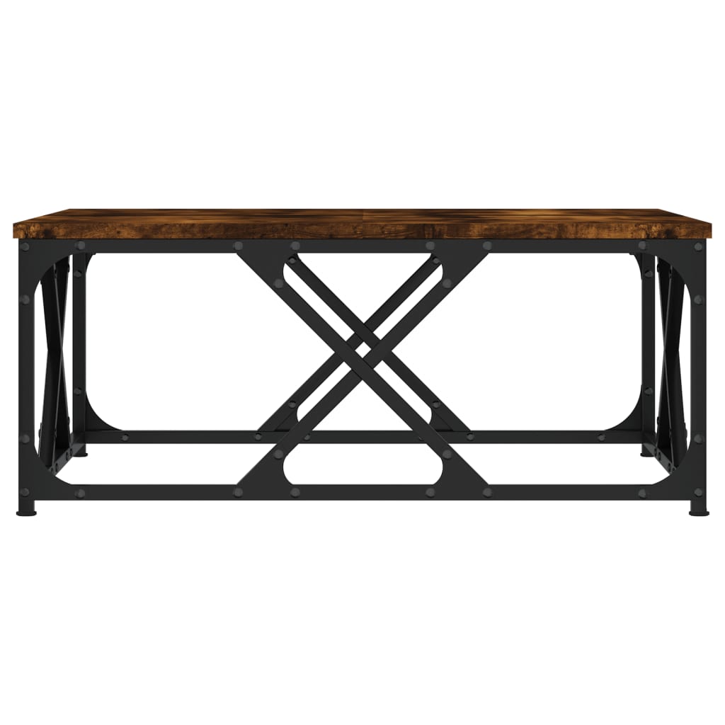 Stolić za kavu boja hrasta 70x70x30 cm konstruirano drvo