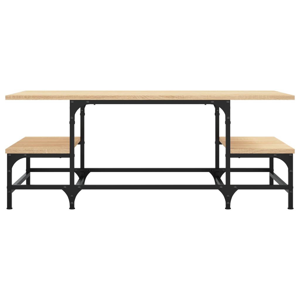 Stolić za kavu boja hrasta 100x50,5x40 cm konstruirano drvo
