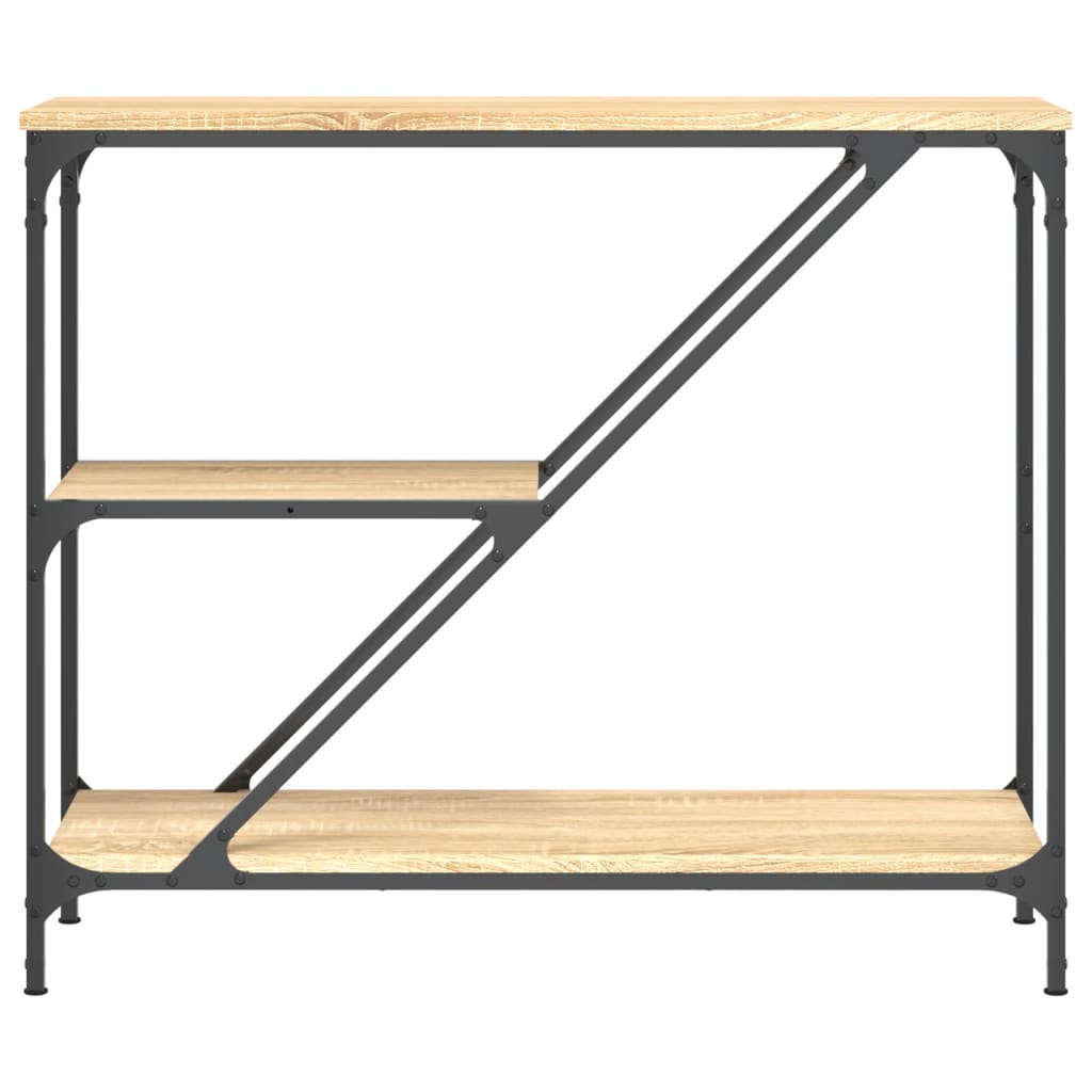 Konzolni stol boja hrasta sonome 88,5x30x75cm konstruirano drvo