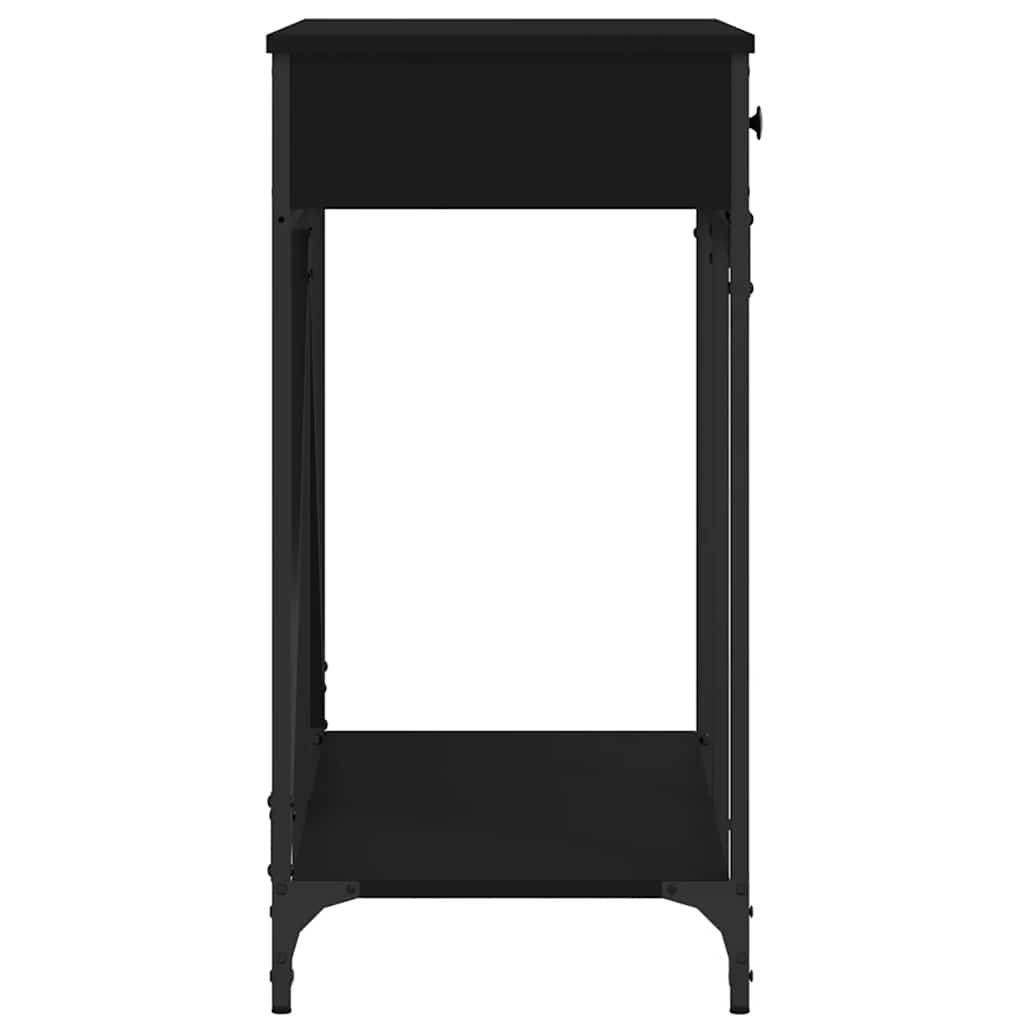 Konzolni stol crni 100 x 39 x 78,5 cm od konstruiranog drva