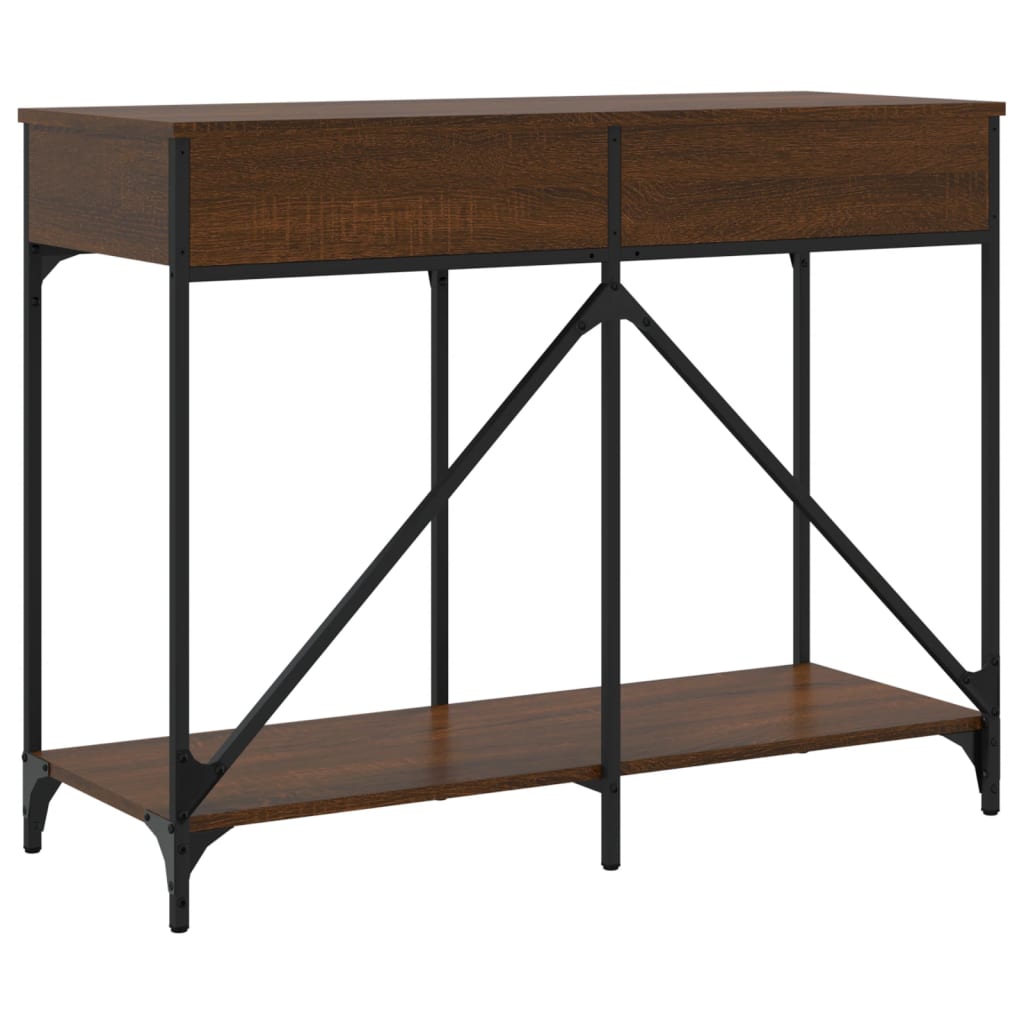 Konzolni stol boja smeđeg hrasta 100x39x78,5 cm