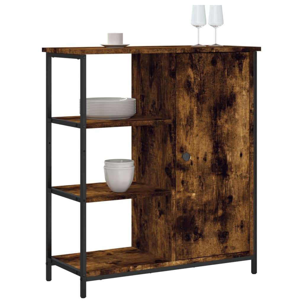 Komoda boja dimljenog hrasta 70 x 30 x 80 cm konstruirano drvo