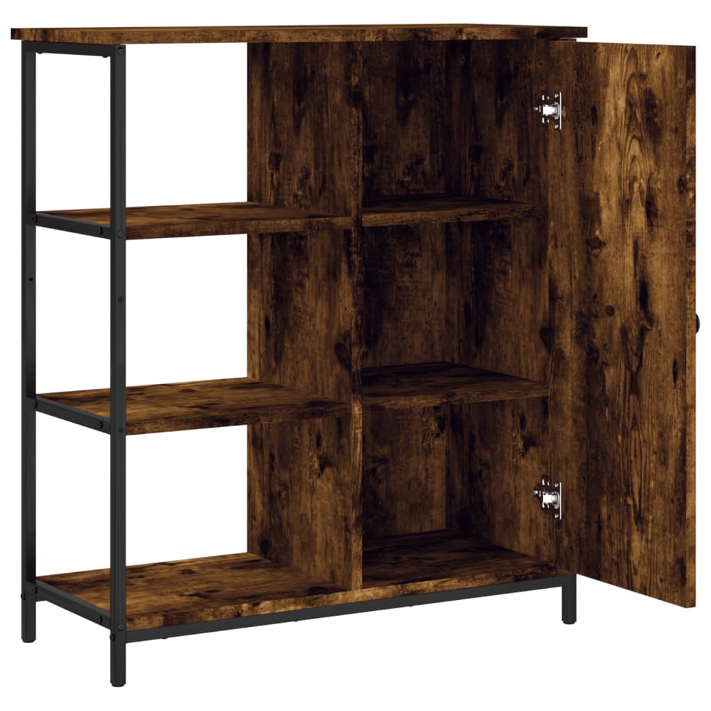 Komoda boja dimljenog hrasta 70 x 30 x 80 cm konstruirano drvo