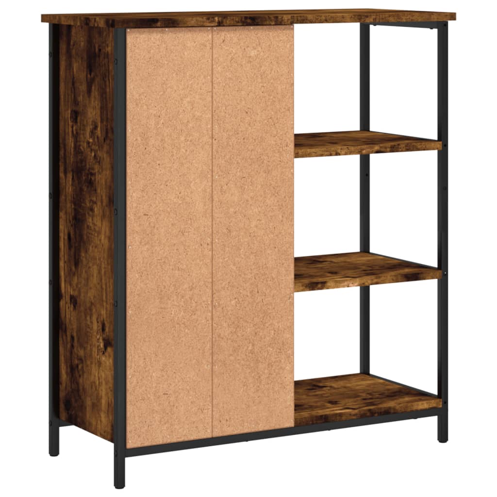 Komoda boja dimljenog hrasta 70 x 30 x 80 cm konstruirano drvo
