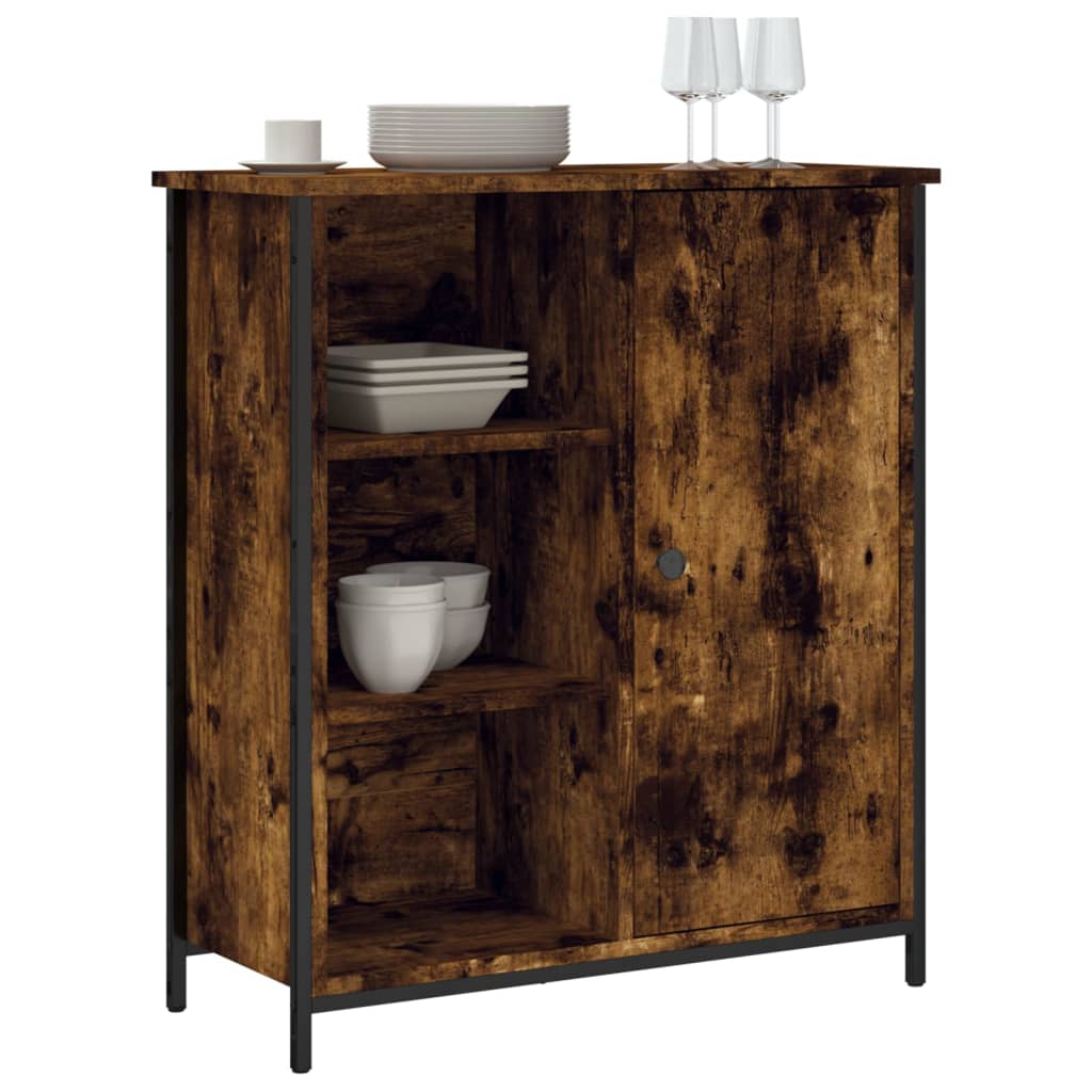 Komoda boja dimljenog hrasta 70 x 30 x 80 cm konstruirano drvo