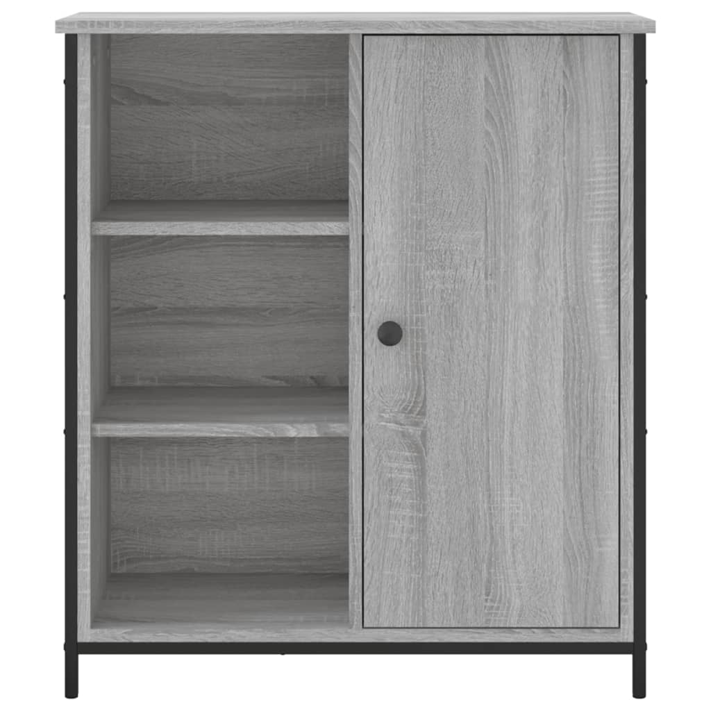 Komoda boja hrasta sonome 70 x 30 x 80 cm od konstruiranog drva Siva