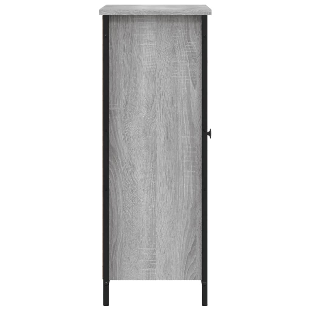 Komoda boja hrasta sonome 70 x 30 x 80 cm od konstruiranog drva Siva