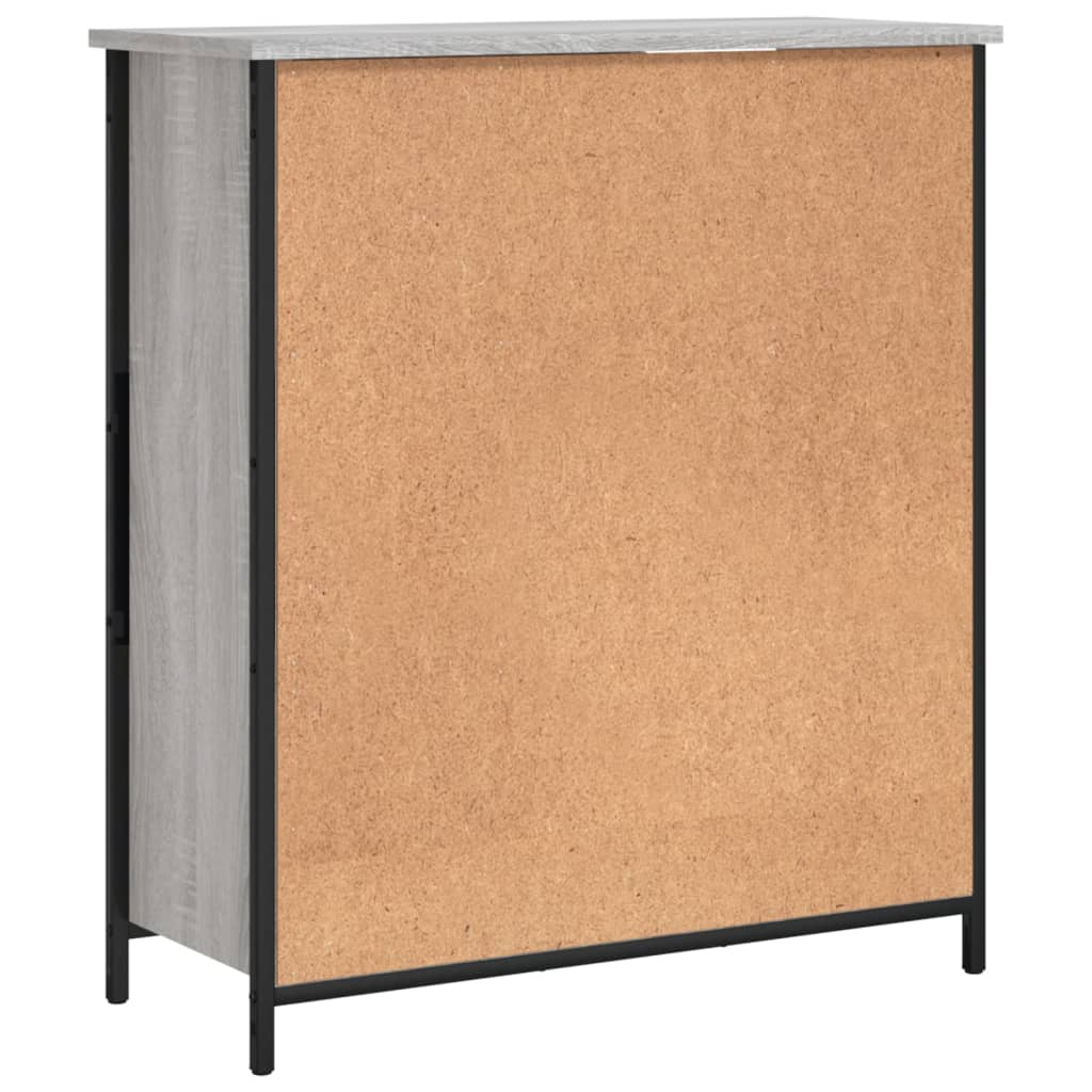 Komoda boja hrasta sonome 70 x 30 x 80 cm od konstruiranog drva Siva