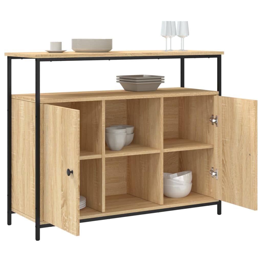 Komoda Sonoma hrast 100x35x80 cm Konstruirano drvo