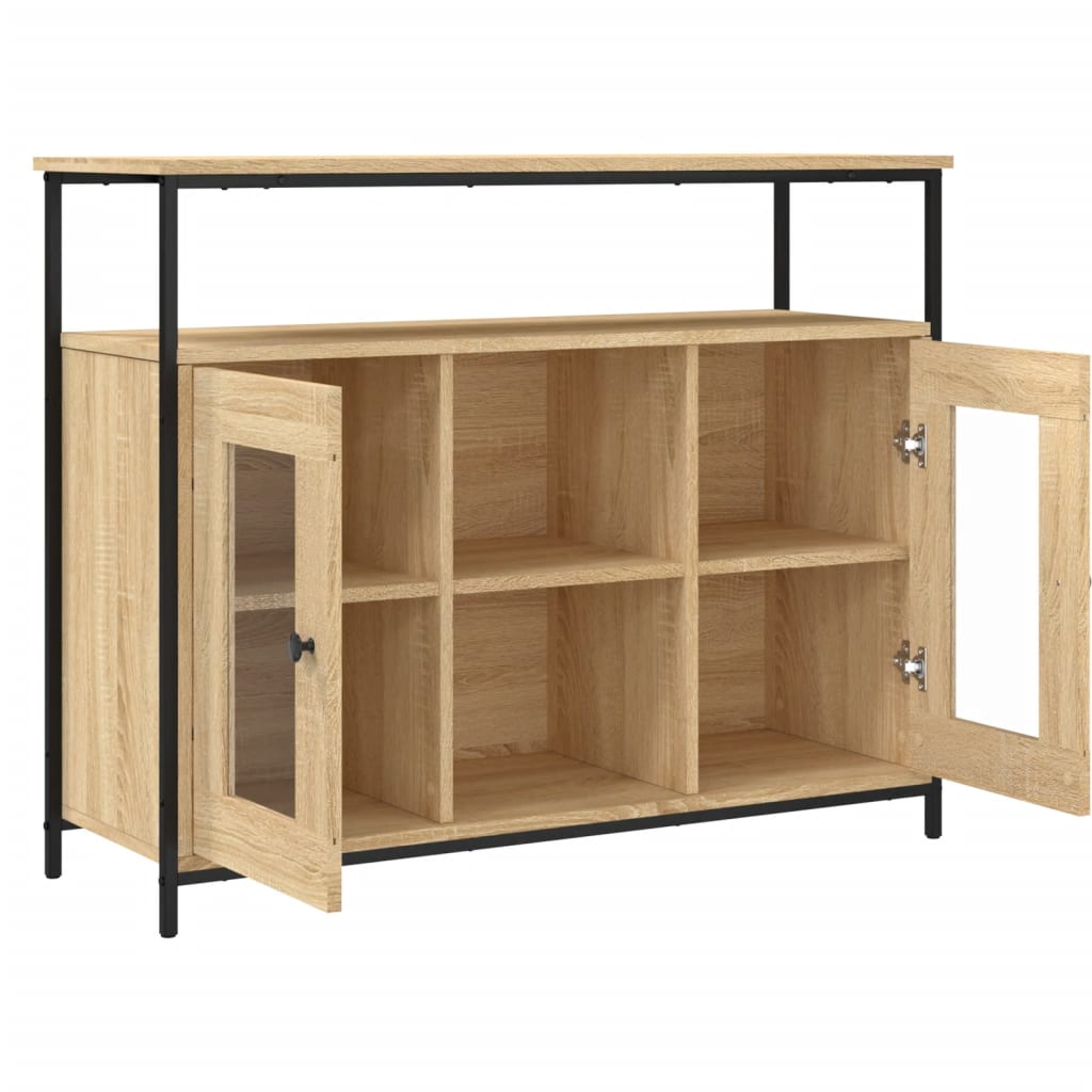 Komoda boja hrasta sonome 100 x 35 x 80 cm konstruirano drvo