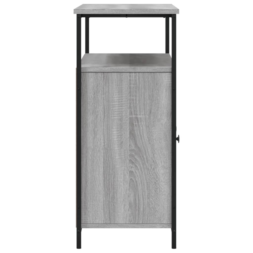 Komoda siva boja hrasta 100x35x80 cm od konstruiranog drva