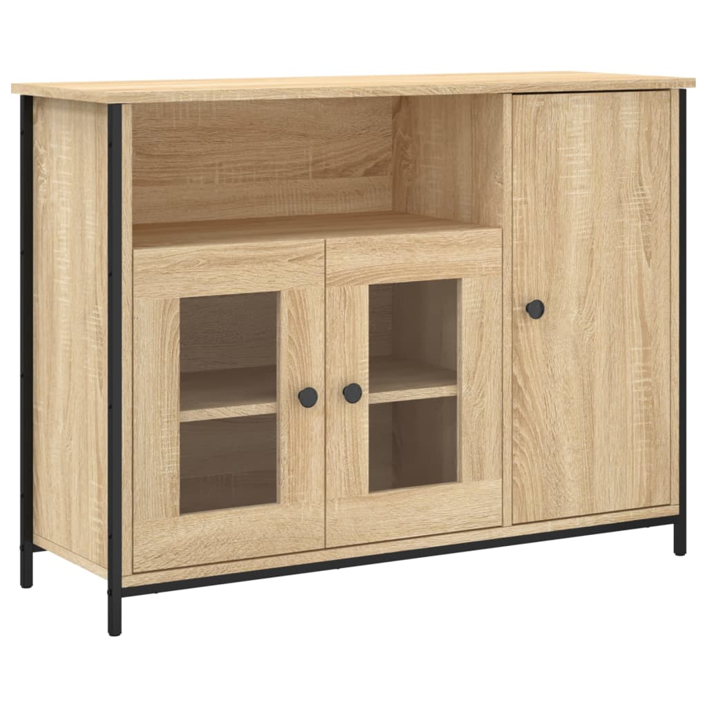 Komoda boja hrasta sonome 100 x 35 x 75 cm konstruirano drvo