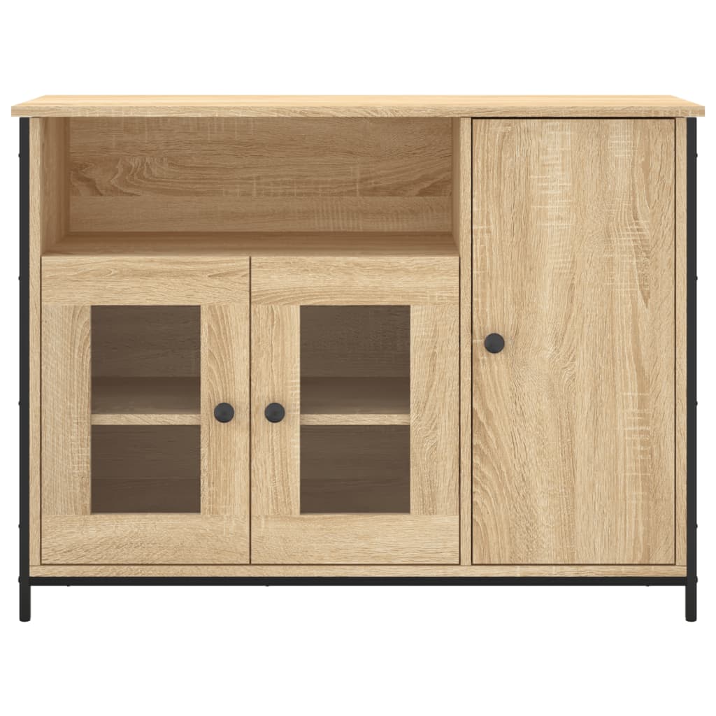 Komoda boja hrasta sonome 100 x 35 x 75 cm konstruirano drvo