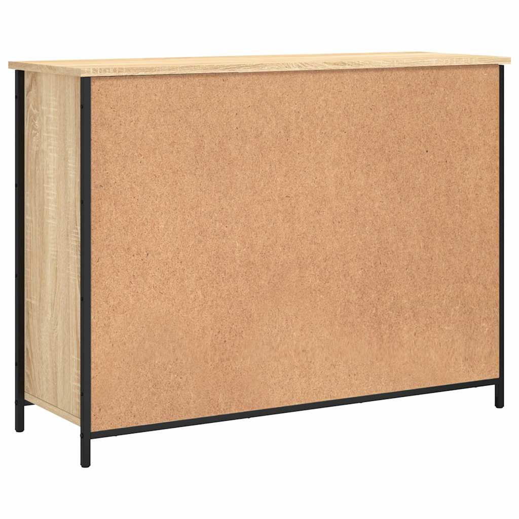 Komoda boja hrasta sonome 100 x 35 x 75 cm konstruirano drvo