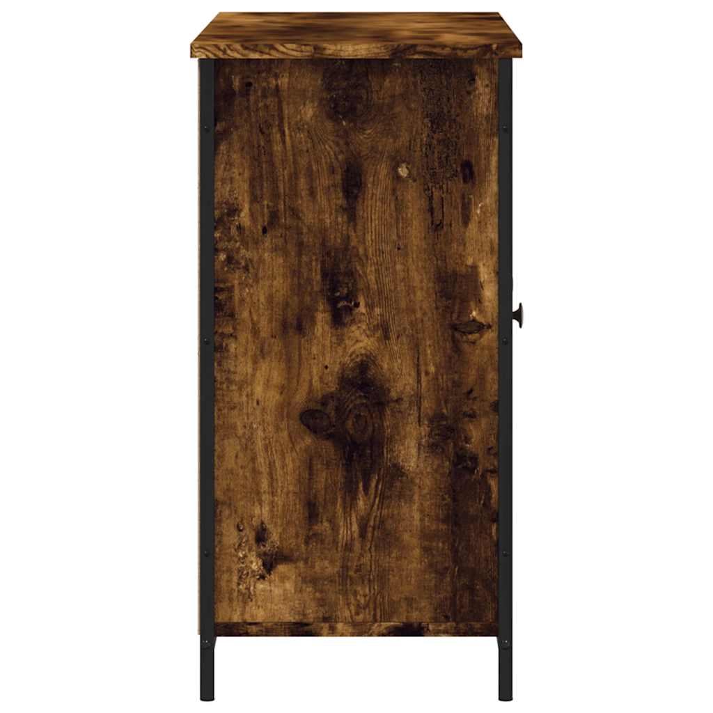 Komoda boja dimljenog hrasta 100 x 35 x 70 cm konstruirano drvo